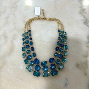 STUNNING J. Crew Blue Crystal Necklace